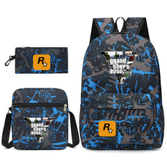 Leisure Game Printed School Backpack