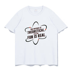 Unisex Tom Fun Is Real Graphic Print Casual T-shirt