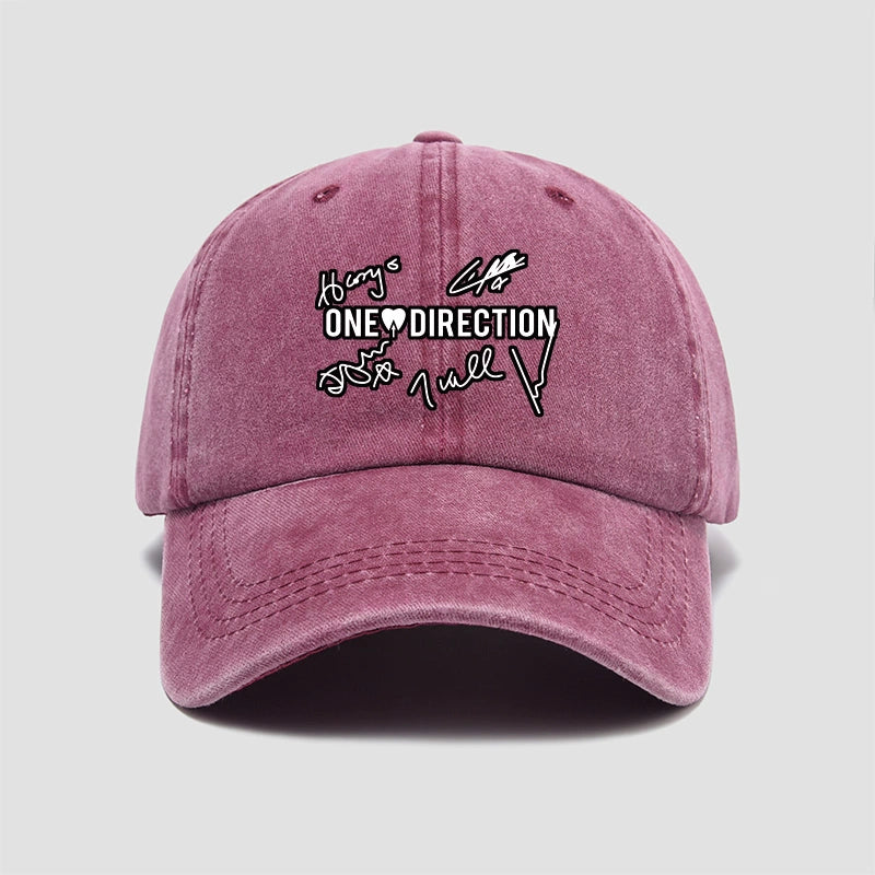 Group 1D Signature Baseball Cap