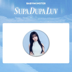 BM SUPA DUPA LUV Badge Mirror Keychain Pendant