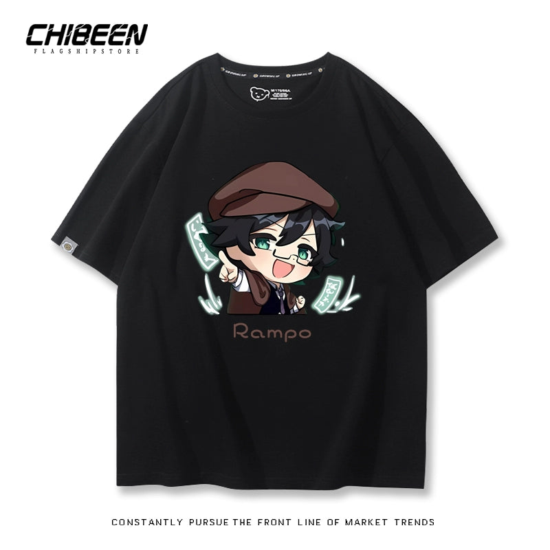 Men's and Women's Rampo Anime Short-sleeved T-shirt