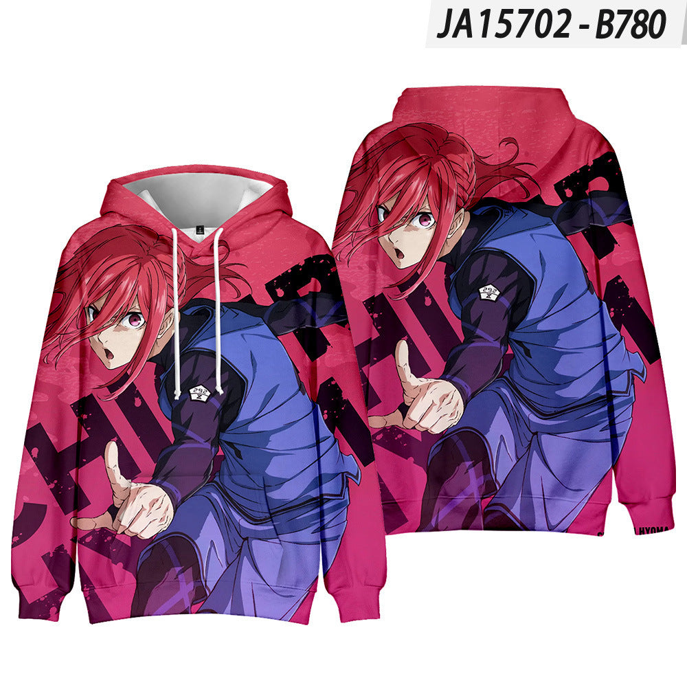 Trendy Anime Digital Print Cosplay Hoodie