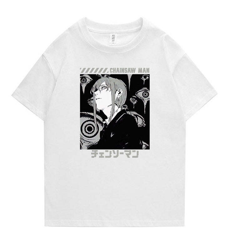 Unisex Anime Graphic Short-sleeved T-shirt