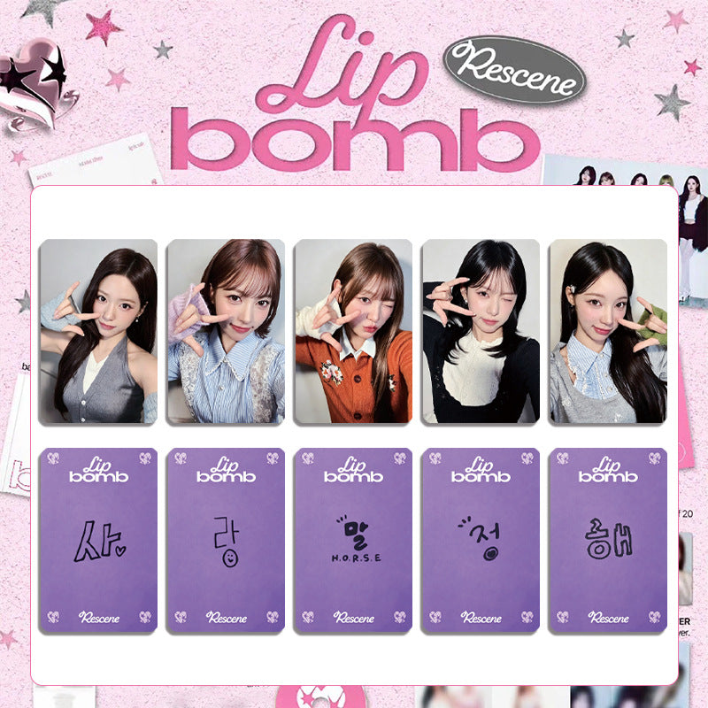RESCENE "LIP BOMB" Album Photocard Set
