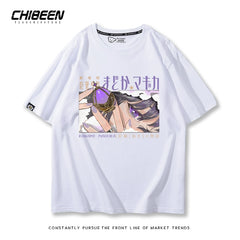 Casual Anime Short-sleeved Cotton Tee