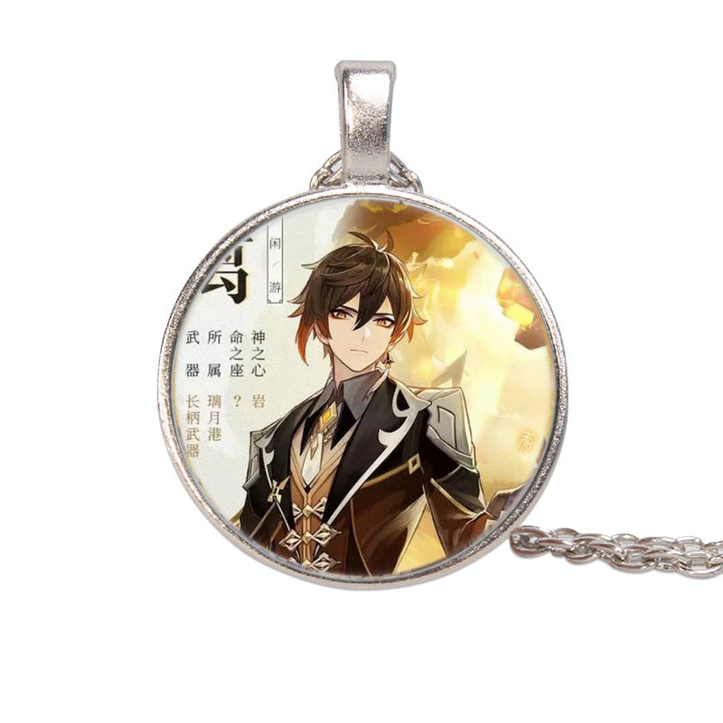 Trendy Game Gem Necklace