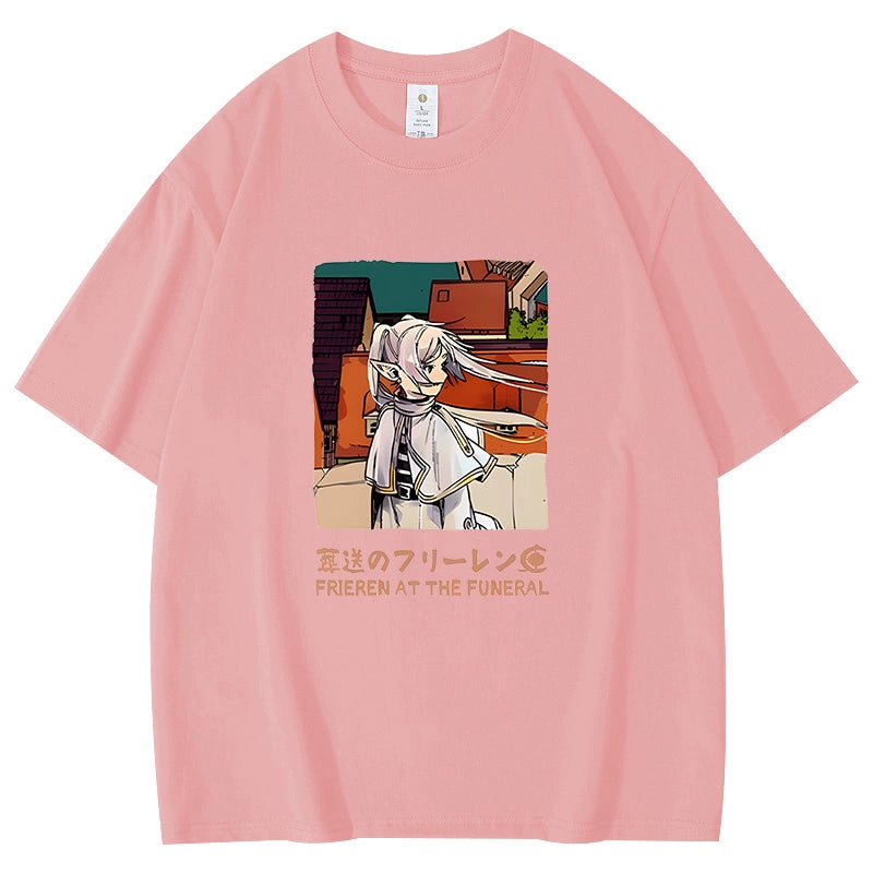 Women's Anime Cotton Short-sleeved T-shirt