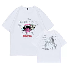 EN- BloodSaga Tour Cotton Crew Neck T-Shirt