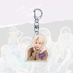 JIN SUGA JIMIN JK Acrylic Keychain Pendant