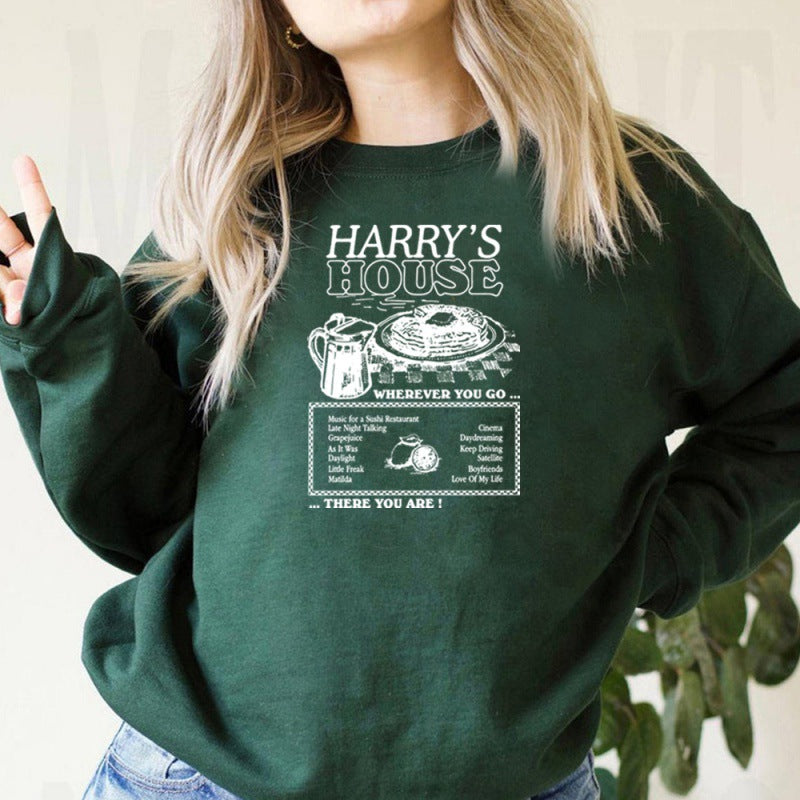 Lovely Girls Harry's House Print Casual Sweatshirt