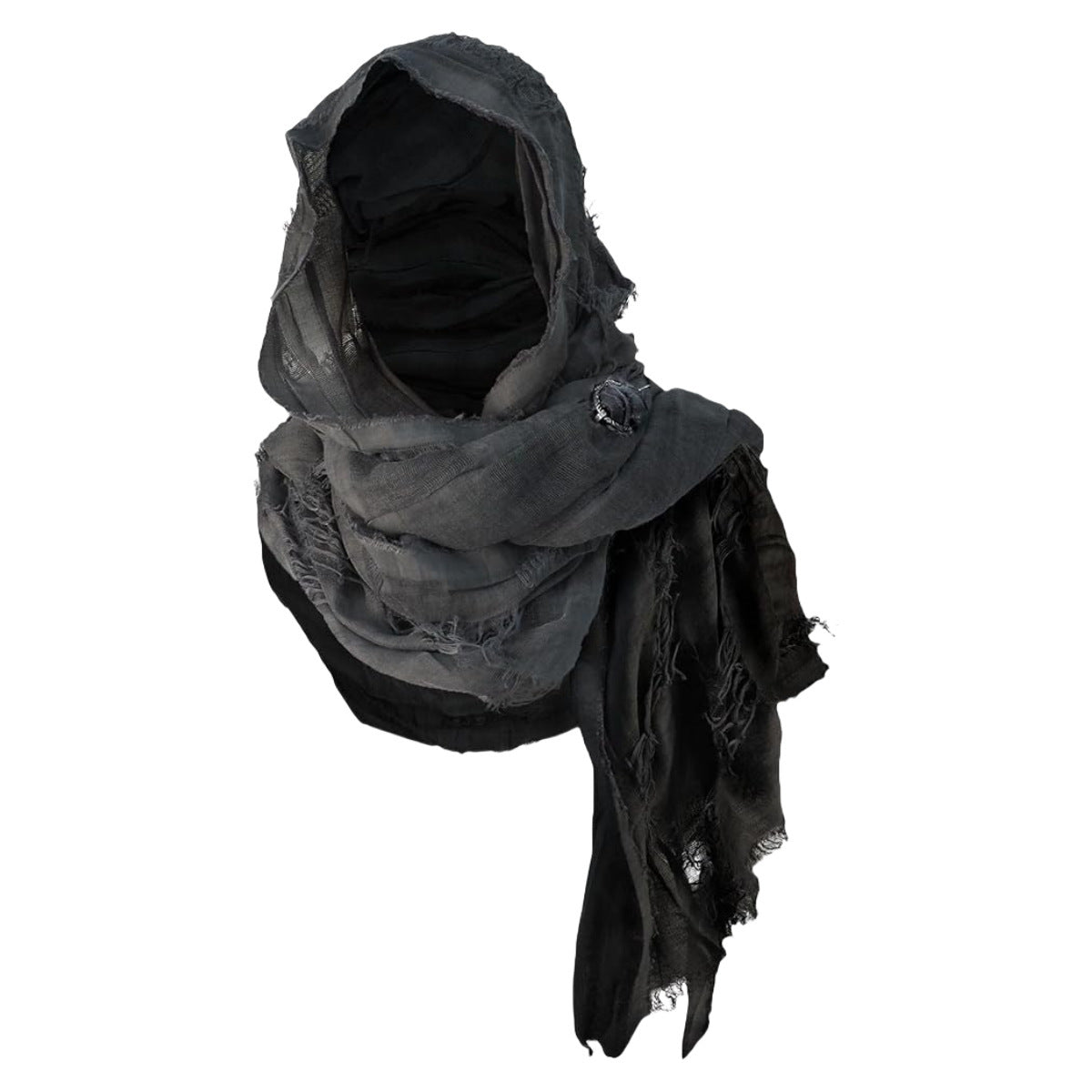Vintage Medieval Knight Hooded Shawl