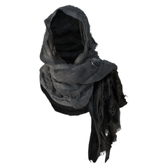 Vintage Medieval Knight Hooded Shawl