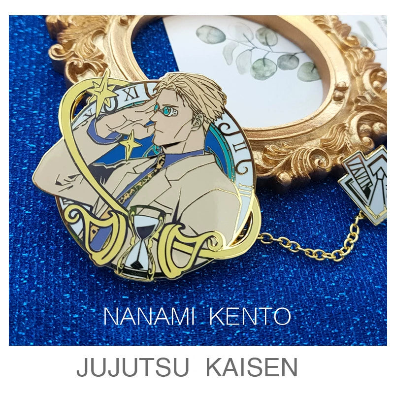 Exquisite Anime Metal Badge Pendant