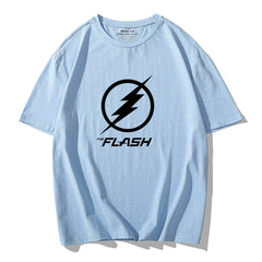 Unisex Flash Graphic Short Sleeve Crew Neck T-shirt