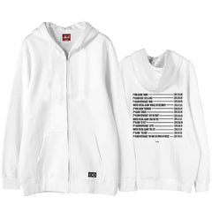 Unisex EXO Tour Zipper Hoodie Top