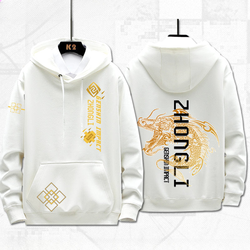 Unisex Game ZhongLi Printed Loose Hoodie