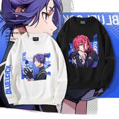 Cute Anime Graphic Crew Neck Sweatshirt