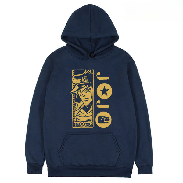 Unisex Jojo Long-sleeved Pullover Casual Hoodie