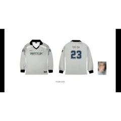 Trendy Kpop Digital Print V-neck Jersey Shirt