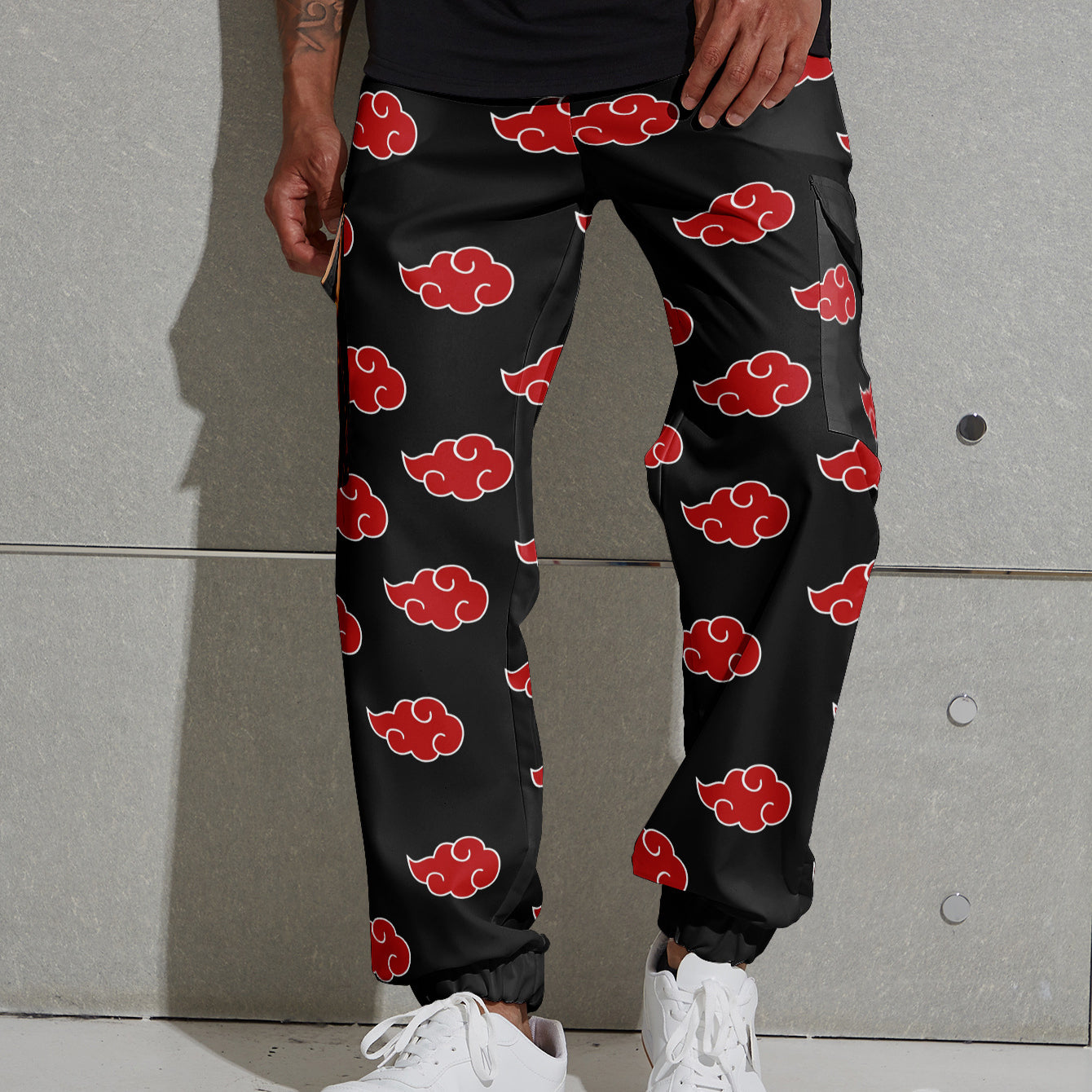 Men's Casual Anime Printed Loose Sweatpants