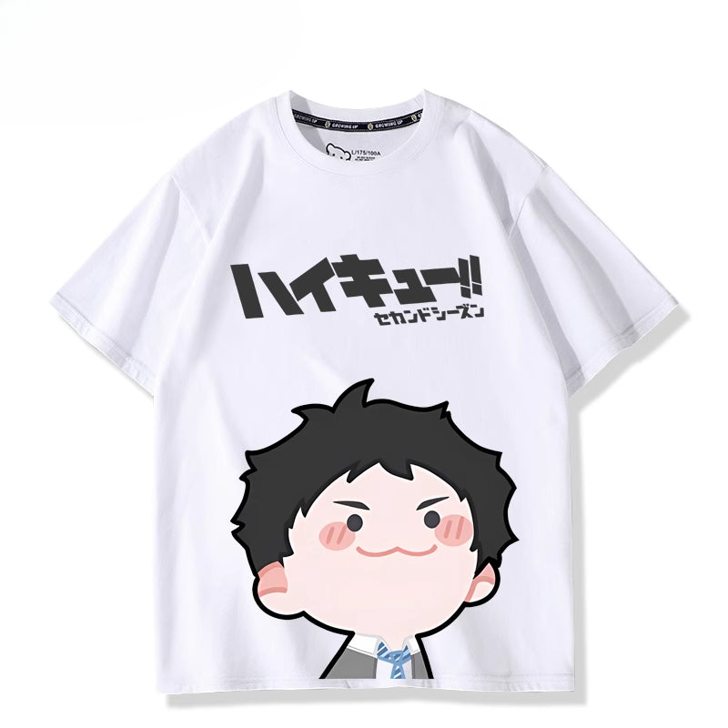 Cute Anime Graphic Short Sleeve T-Shirt