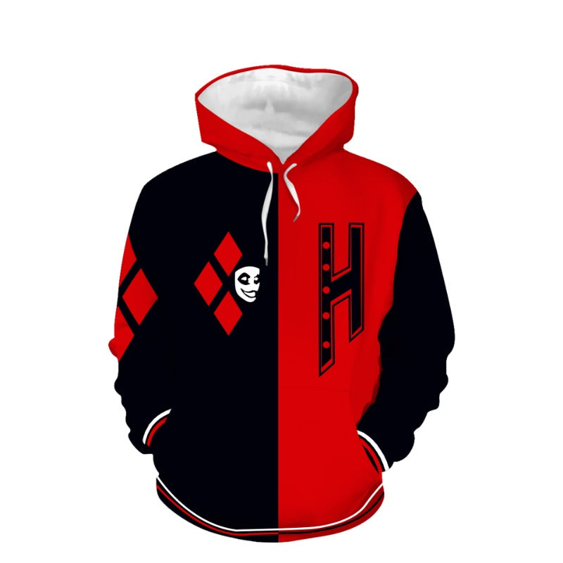 Cool Suicide Squad Cosplay Pullover 3d Hoodie