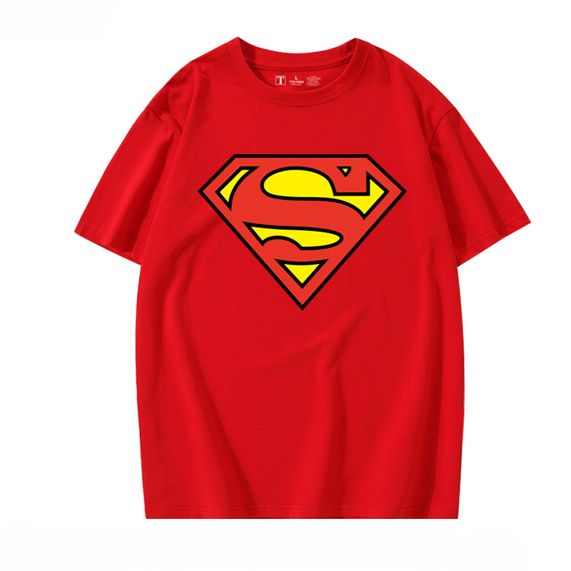 Men's Superman Cos Short-sleeved T-shirt