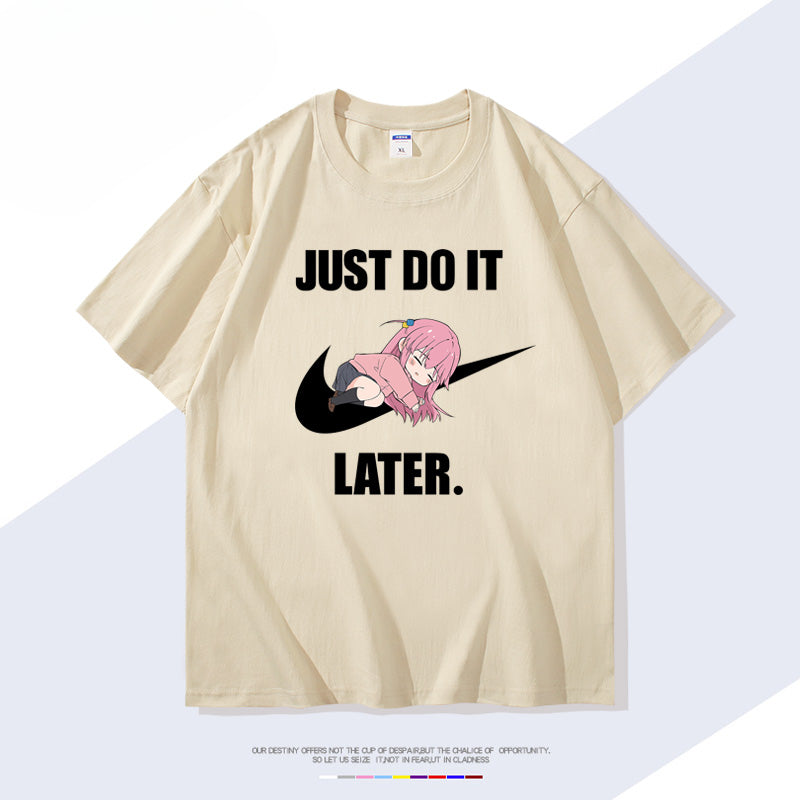 Funny Anime Pattern Short Sleeve T-Shirt