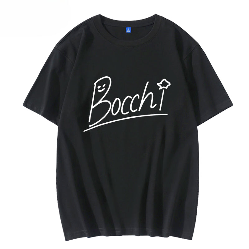 Bocchi Anime Logo Short-sleeved T-shirt
