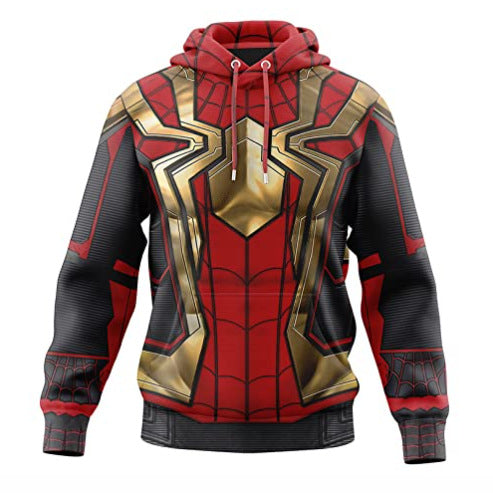 Cool Unisex Spider 3D Printed Cosplay Hoodie