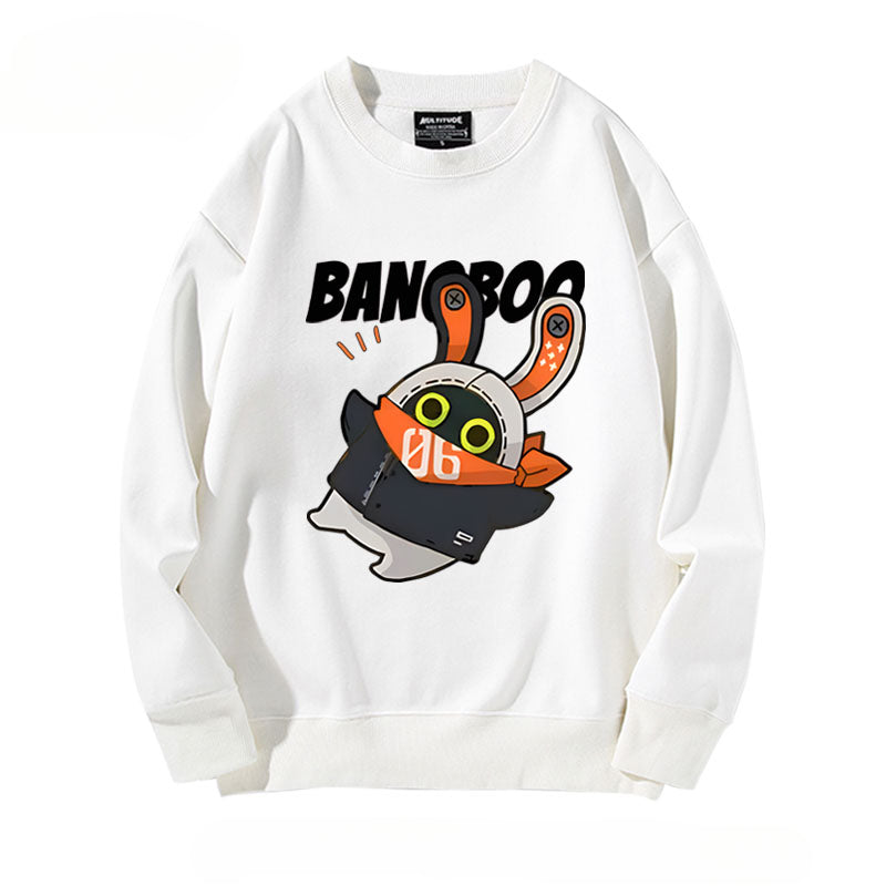 Cute Game Graphic Crew Neck Sweatshirt