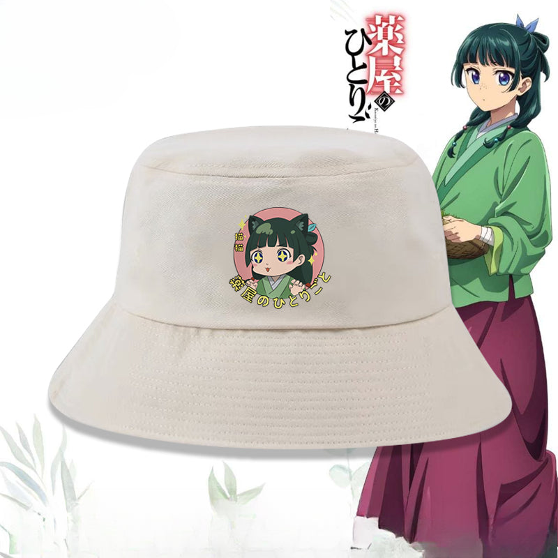Casual Anime Print Bucket Hat