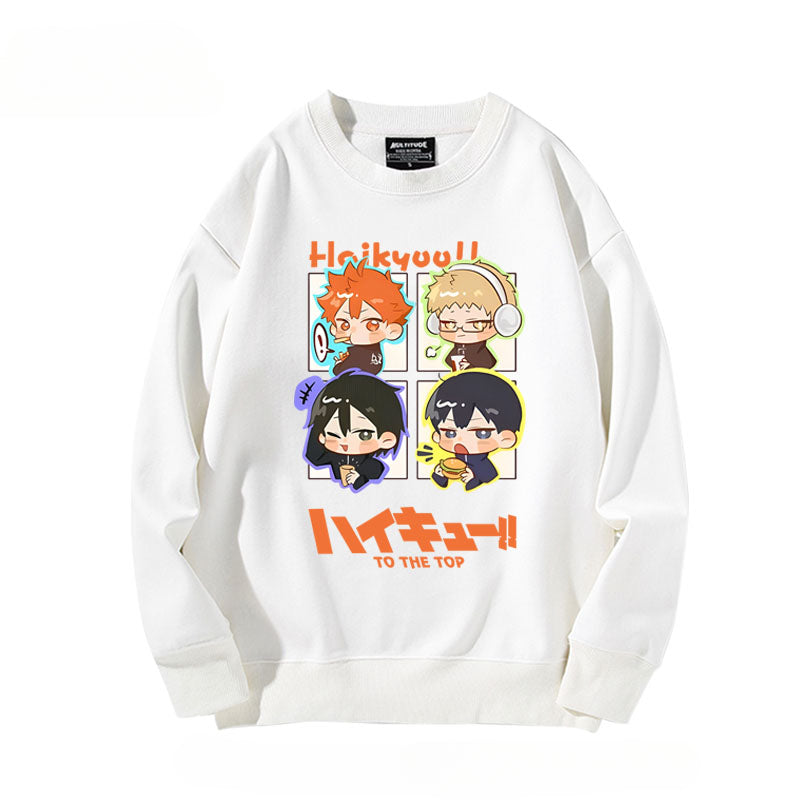 Unisex Hinata Anime Crew Neck Sweatshirt
