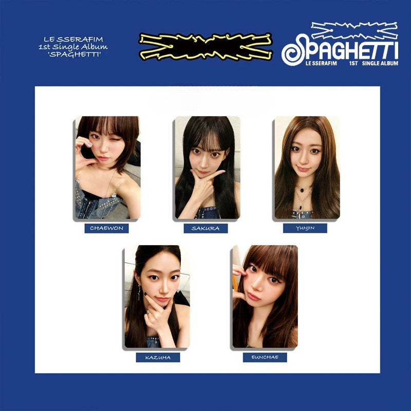 KPOP "SPAGHETTI" Album Photocards