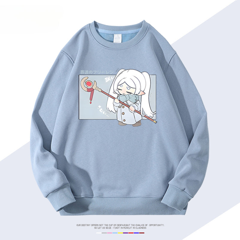 Unisex Anime Crew Neck Sweatshirt