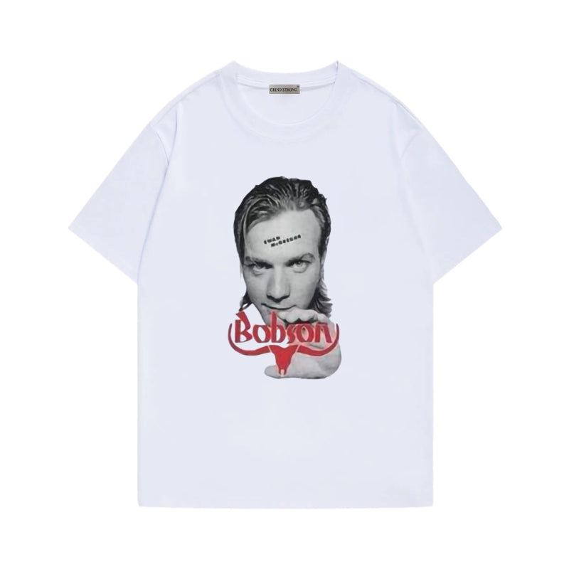 JAMES Same Portrait Print Short-sleeved Tee