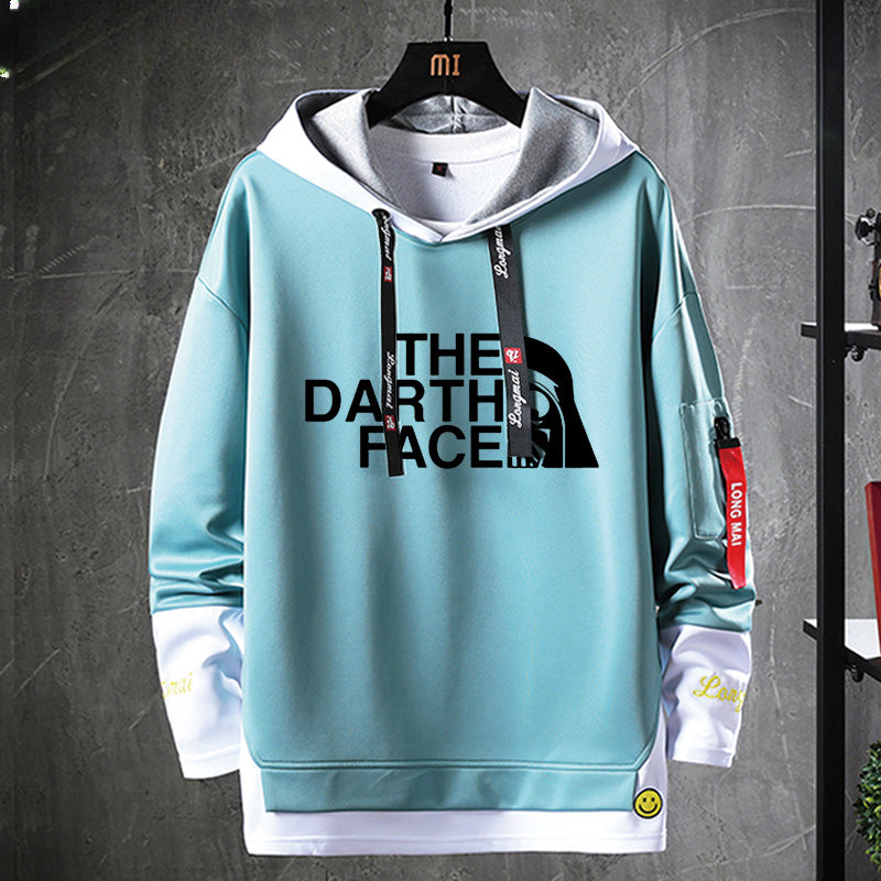 Unisex Darth Vader Print Pullover Hoodie