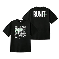 SKZ RUN IT Tour Printed T-Shirt Top