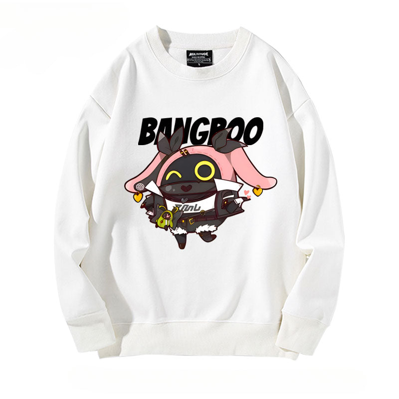 Cute Game Graphic Crew Neck Sweatshirt