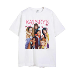 KATSEYE Graphic Short-sleeved Cotton Tee