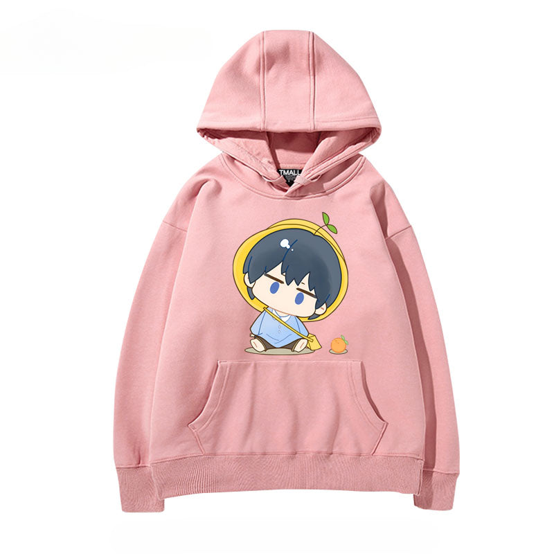 Women's Anime Pattern Print Casual Hoodie