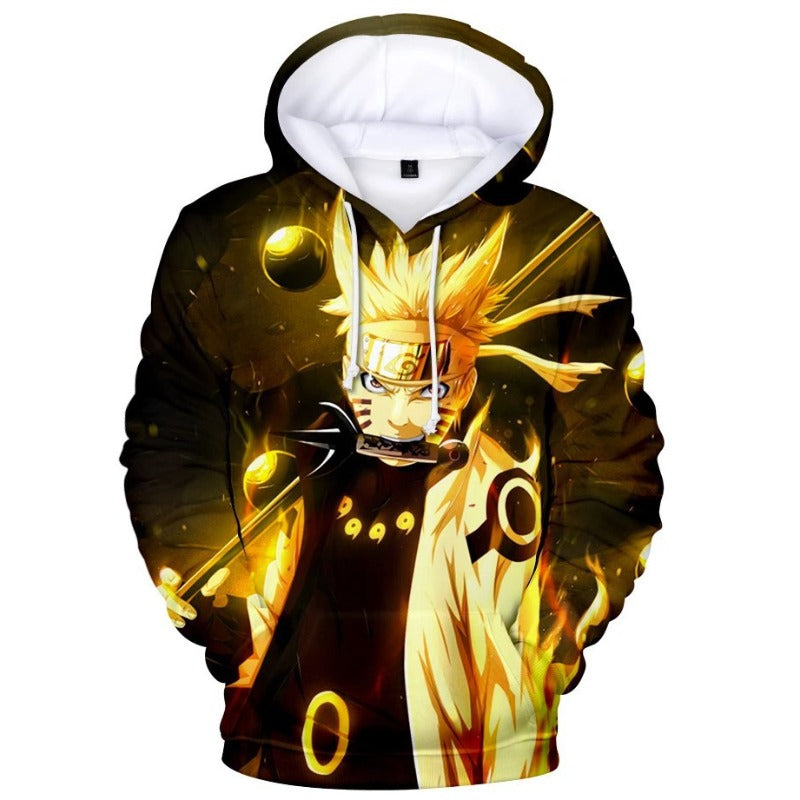 Unisex Anime Digital Printed Cosplay Hoodie