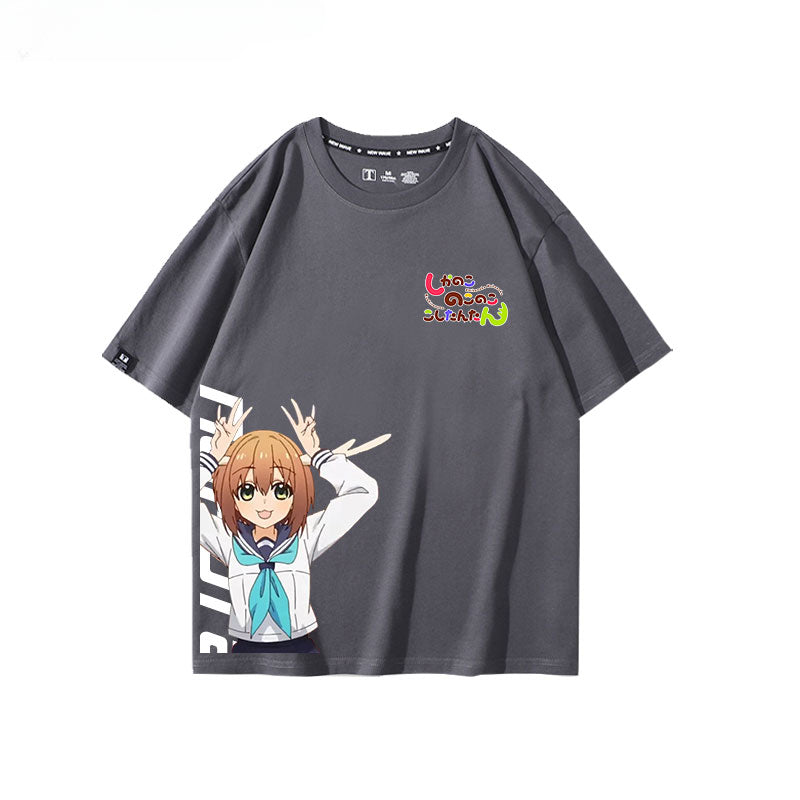 Women's Anime Cotton Short-sleeved Tee