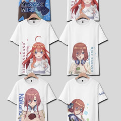 Nakano Short-sleeved Cosplay T-shirt
