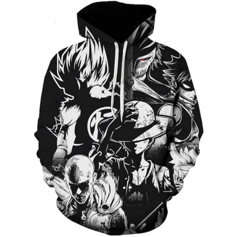 Cool Men's Characters Digital Print Cosplay Hoodie