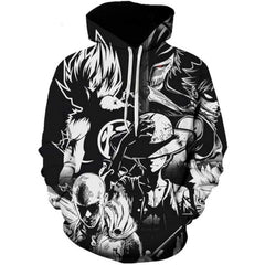 Cool Men's Characters Digital Print Cosplay Hoodie