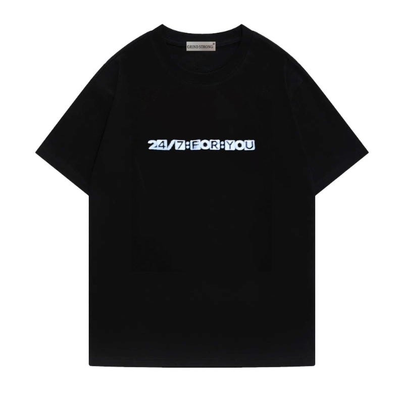 TWS 24/7 FOR YOU Short-sleeved T-shirt Cotton Top