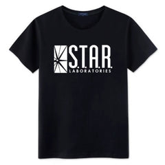 Trendy Unisex Flash Star Lab Cotton T-shirt