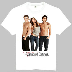 Trendy TV Graphic Printed White T-shirt