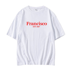 Yeonjun Same Graphic Printed Short-sleeved T-shirt